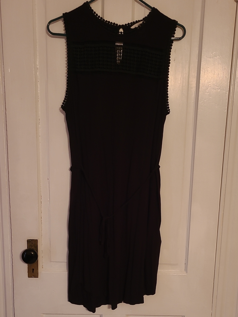 H & M Sleeveless Black Knit Dress